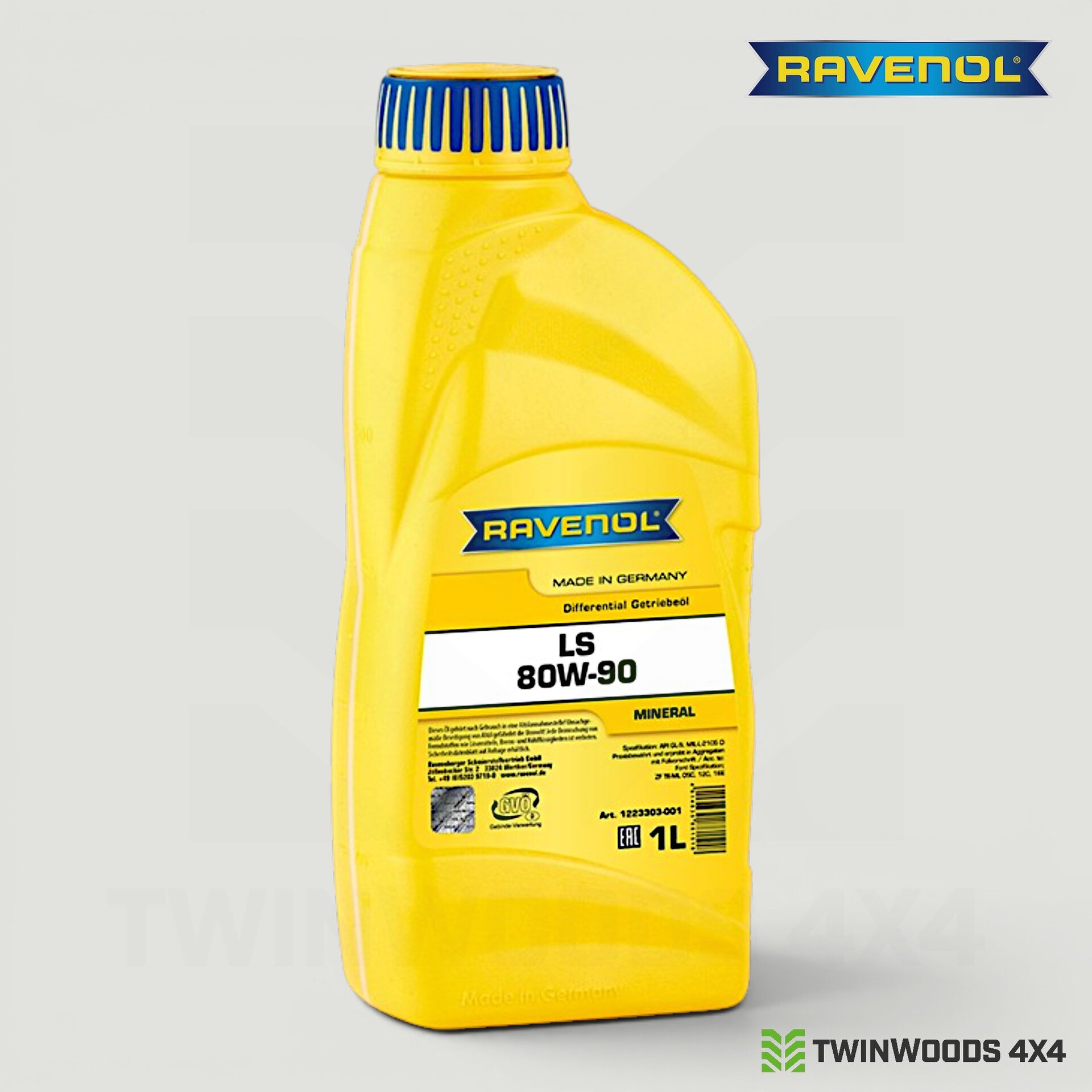 RAVENOL LS 80W-90 GL-5 limited slip differential oil 1L RAVENOL LS 80W-90 GL-5 limited slip differential oil 1L