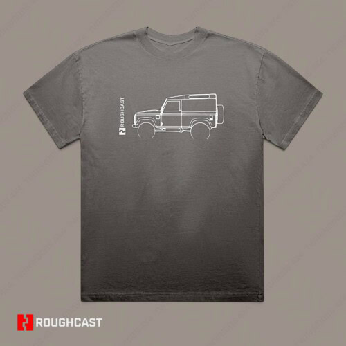 RoughCast Defender T-shirt gift faded grey