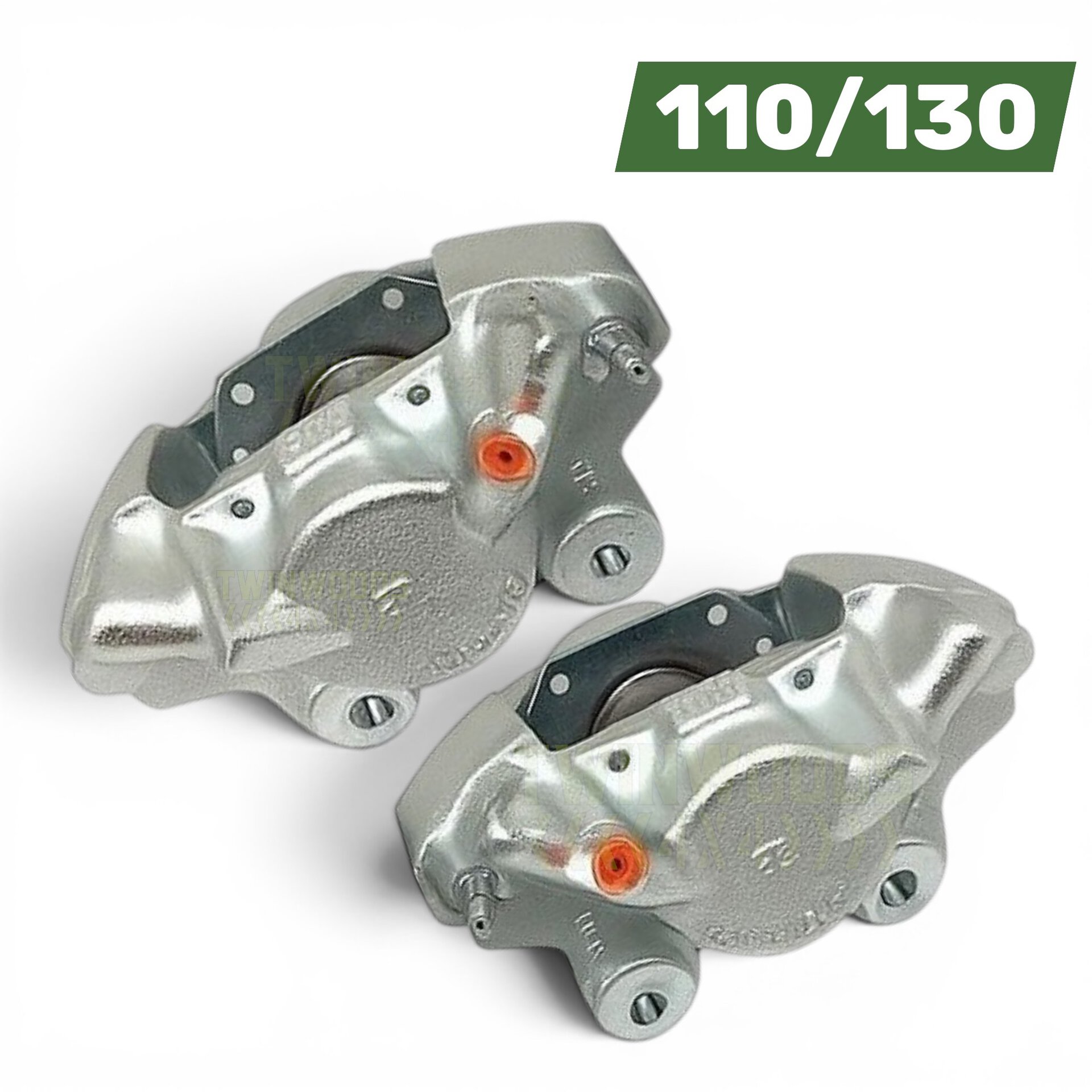 SMC500270-SMC500260 Defender 110 130 rear brake calipers stainless steel pistons