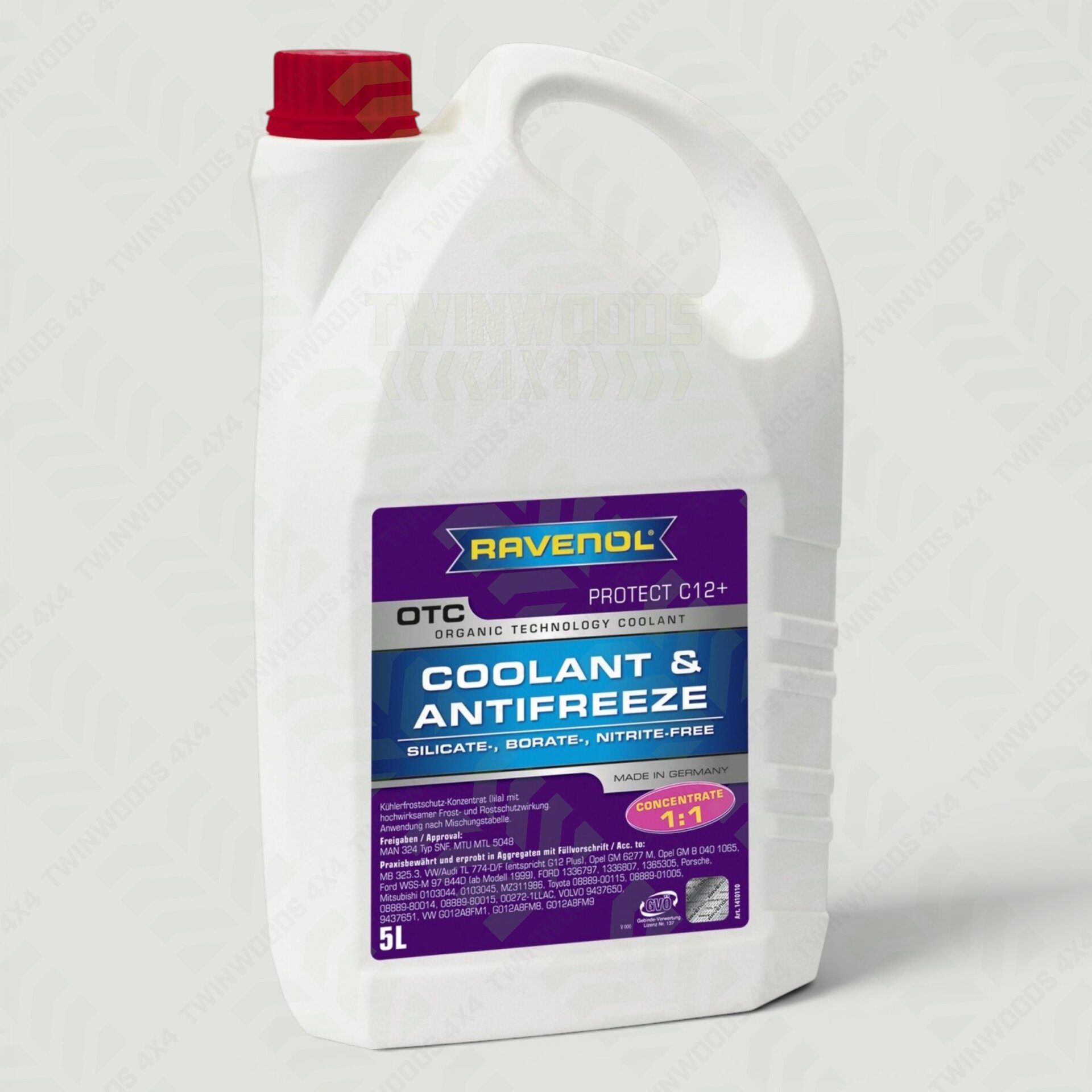 STC50529 Land Rover OAT coolant concentrate Ravenol OTC C12+ 5L