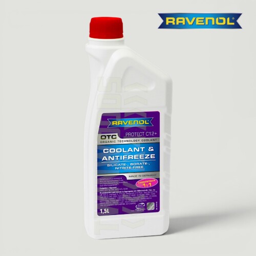 STC50529 Td5 and Land Rover OAT coolant concentrate 1.5L Ravenol OTC C12+
