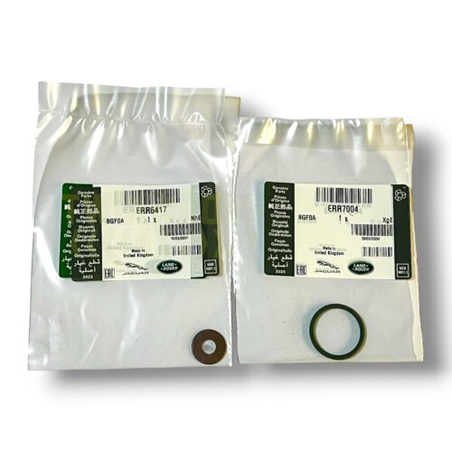 Single Td5 injector seal kit genuine Land Rover ERR7004 and ERR6417 in genuine Land Rover bags