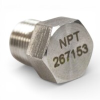TW010 Stainless 1/8″ NPT Plug for TW008