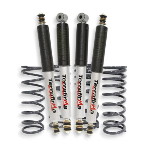 TF202 Defender 2 inch suspension lift kit with All Terrain shocks and springs