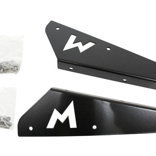 Defender Stainless Black Front Mud Flap Brackets (90/110/130) TF3010B