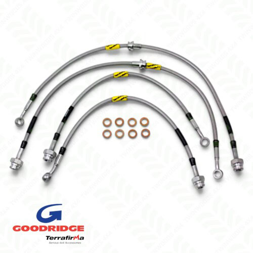 TF650GD Discovery 2 Goodridge stainless braided brake hose kit