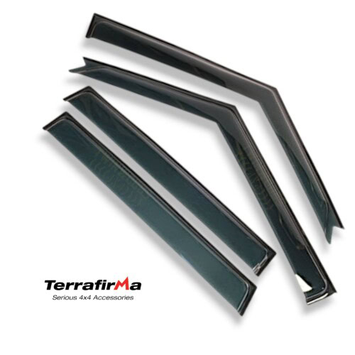 TF661 Discovery 2 wind deflectors Terrafirma smoked set of 4