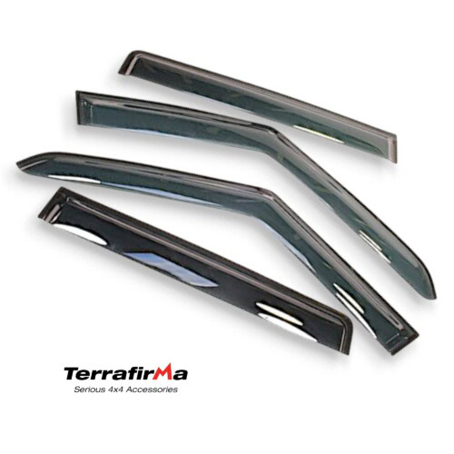 TF662 Discovery 3 Discovery 4 wind deflectors Terrafirma smoked set of 4