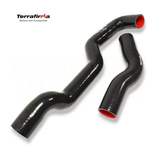 TF746 Defender 2.2 TDCI silicone intercooler hose set Terrafirma black