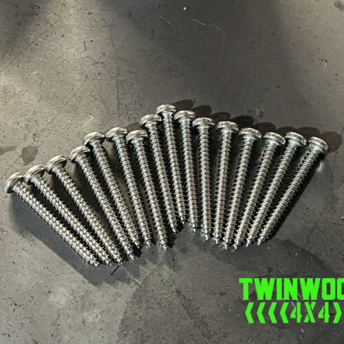 TW100 Stainless Light Lens Screws Defender