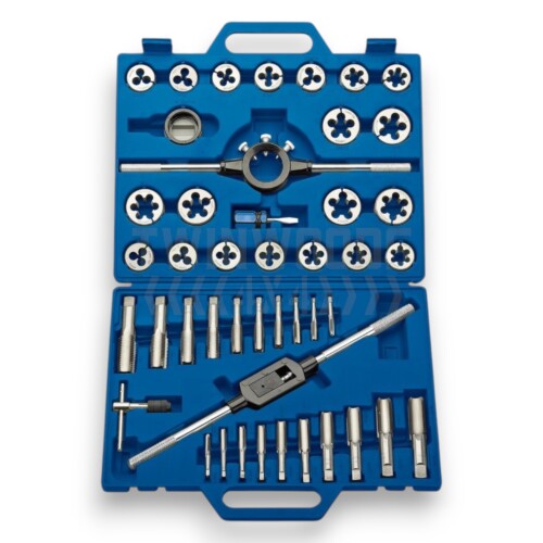 Tap and Die Set - 45pc Split Dies Metric - M6 to M24 : Draper 18523