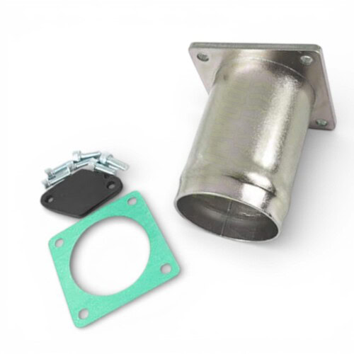 Terrafirma Td5 EGR removal kit TFEGR01 for Defender and Discovery 2 with straight-through tube and blanking plate