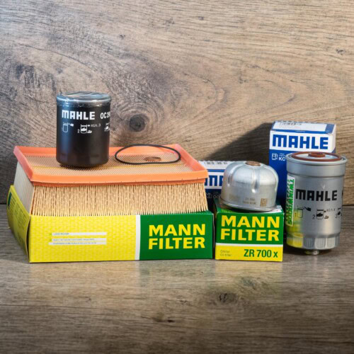 Td5 Service Kit for Defender & Discovery 2 with premium Mann & Mahle Filters