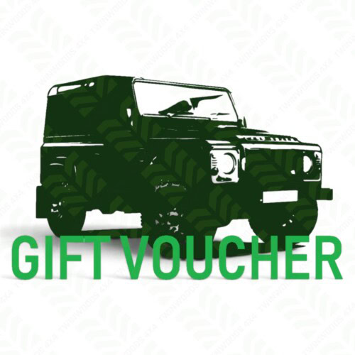 Twinwoods 4x4 gift card for Land Rover parts and accessories