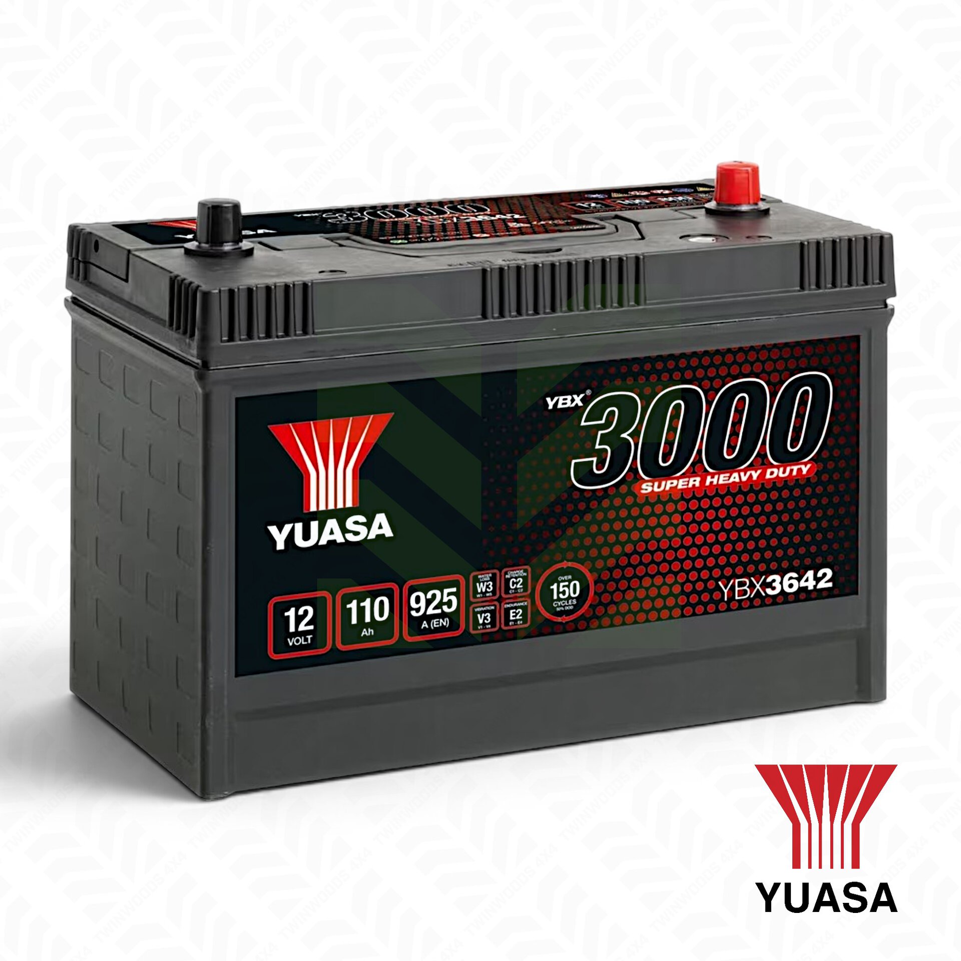 YBX3642 Yuasa 110Ah 925CCA battery for Defender Discovery Range Rover Classic YBX3642 Yuasa 110Ah 925CCA battery for Defender Discovery Range Rover Classic