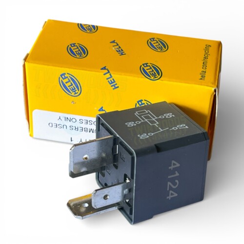 Hella YWB500220 70A Relay – Land Rover 70 amp 4-pin grey relay