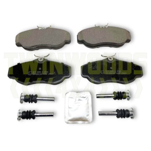 Brake Pads for Discovery 2 POWERSpec front brake upgrade kit with vented dimpled and grooved discs and pads