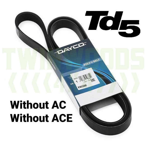 thumbnail image 2 of Allmakes 4x4 TD5 Aux Drive Fan Belt For Land Rover Discovery 2 – Without ACE (PQS101500) Made In UK 2 of 4