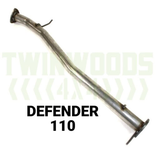 Defender 110 Td5 & Puma 409 stainless steel centre straight exhaust pipe