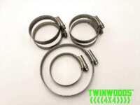 Td5 Intercooler Hose Clip Kit Stainless Steel