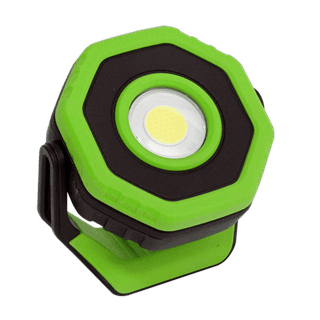 Rechargeable pocket LED floodlight with magnetic base – 7W COB, 360° rotation (green)