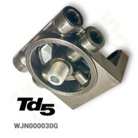 TD5 fuel filter housing WJN000030 mounting angle view